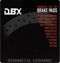 John Deere UTV Brake Pads DBX FA609 Gator HPX '10-11, XUV620i / 850D '10 - 1MOTOSHOP
