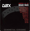 DBX Semi-Metallic Front Brake Pads FA630-x2 BMW Motorcycle Select Models - 1MOTOSHOP