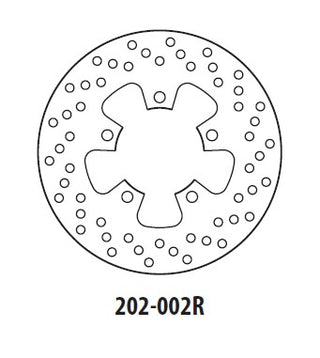 Rear Brake Disc GOLDfren 202-002R