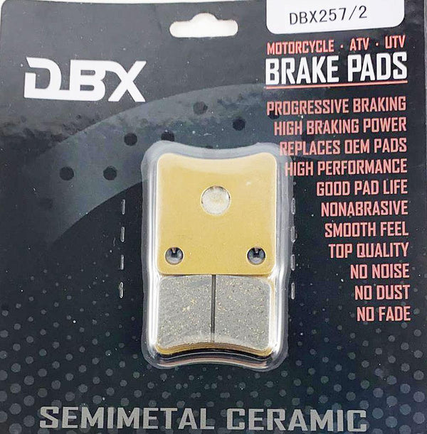 DBX Brake Pads FA257/2 Dual Front - 1MOTOSHOP
