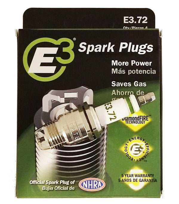 E3.72 E3 Premium Automotive Spark Plugs  4-Pack - 1MOTOSHOP