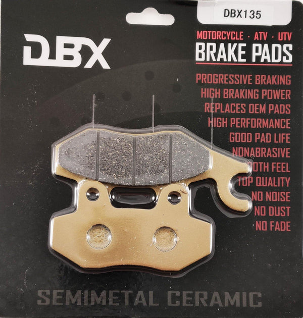 DBX & GOLDfren Brake Pads Bundle Kaw KLX140 / Husq CR/WR '92-94 DBX135-007K5LX - 1MOTOSHOP
