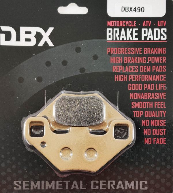 DBX Brake Pads Front & Rear Bundle Polaris RZR 170 '09-15 DBX490-x2-337K5 - 1MOTOSHOP