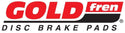 Goldfren 107AD Brake Pads FRONT Yamaha 50 / 100 / 125 / Aerox 4 - 1MOTOSHOP