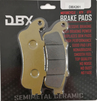 DBX Brake Pads FA261 Dual Front Set - 1MOTOSHOP