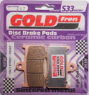 Front Sintered Brake Pads GOLDfren 207S33 - 1MOTOSHOP
