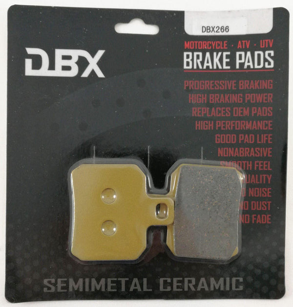 DBX Brake Pads Bundle '14-15 ApriliaTuono V4 R APRC ABS Front & Rear FA630 FA266 - 1MOTOSHOP